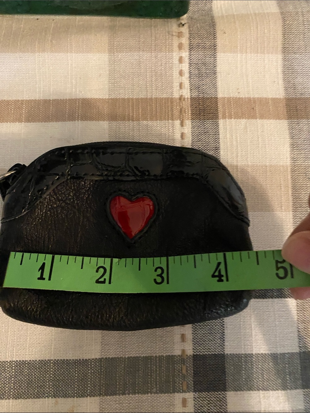 Brighton Coin Purse
Black Leather with a Red Heart Accent - Picture 6 of 7